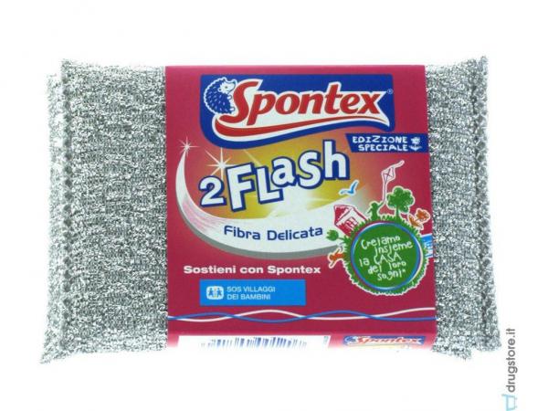 sponge spontex fiber flash x2